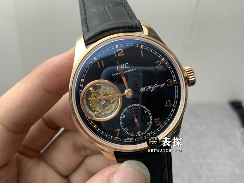 YL Factory Portuguese IW544705 Automatic Mechanical True Tourbillon Men's Super Clone Dress Watch