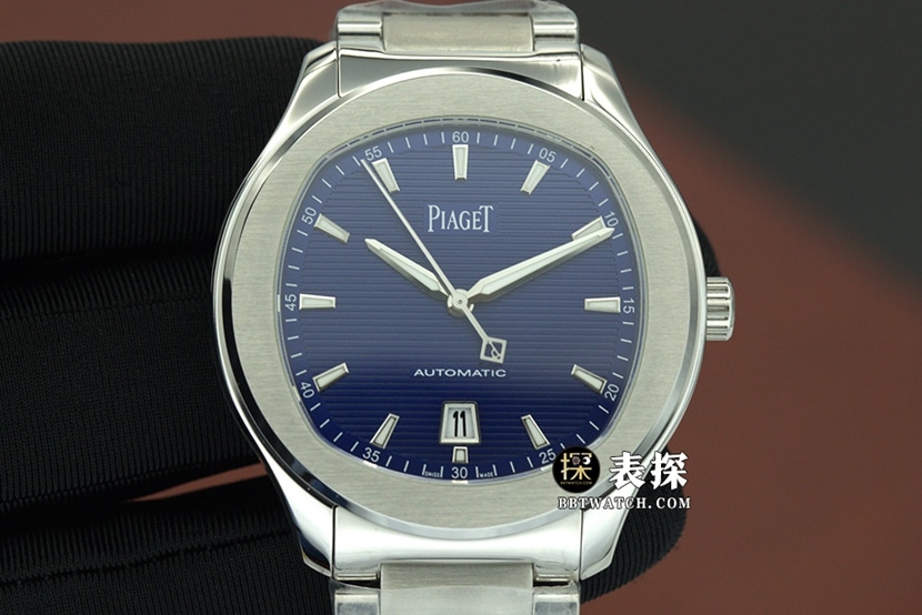 Réplica mecánica MKS Factory PIAGET POLO, pulsera de acero con esfera azul, 42 mm G0A41002