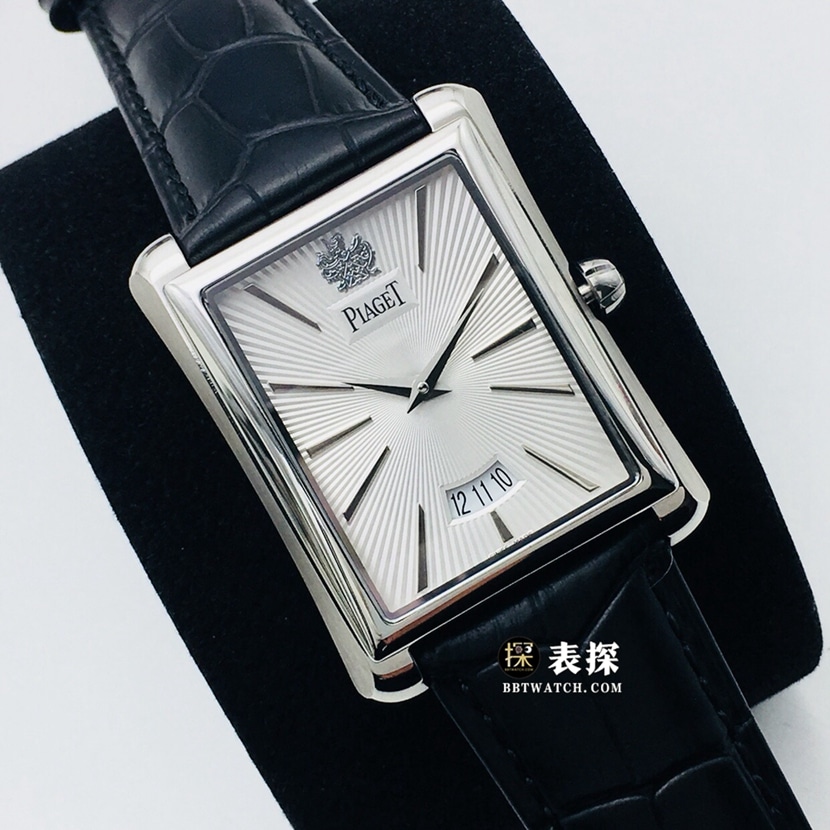 Super clon G0A32120 exclusivo para hombre de Piaget de fábrica KZ con ocho corazones, diamantes y agujas yin yang, correa gris plateada
