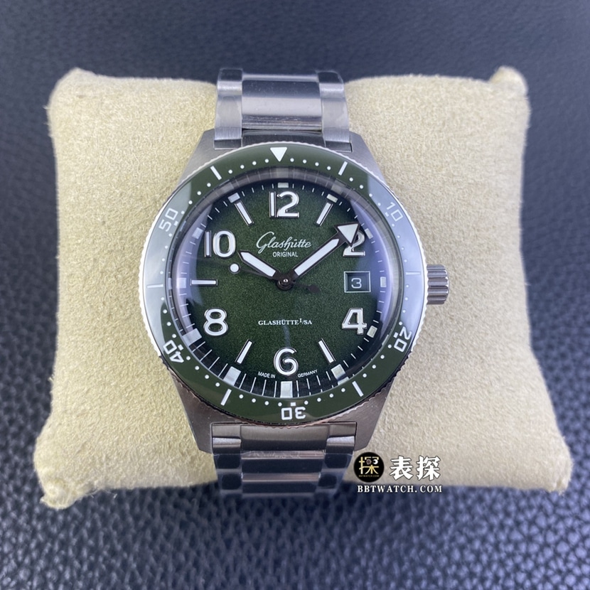 RXW Glashütte Original Pathfinder serie tridimensional esfera cerámica réplica correa de acero 1-39-11-13-83-70
