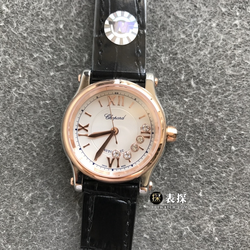 TWF Factory Chopard Happy Diamonds Five Pearls Original Factory Super A CollectWatch, Silver White Dial with Stable 2892 Movement 278573-6001