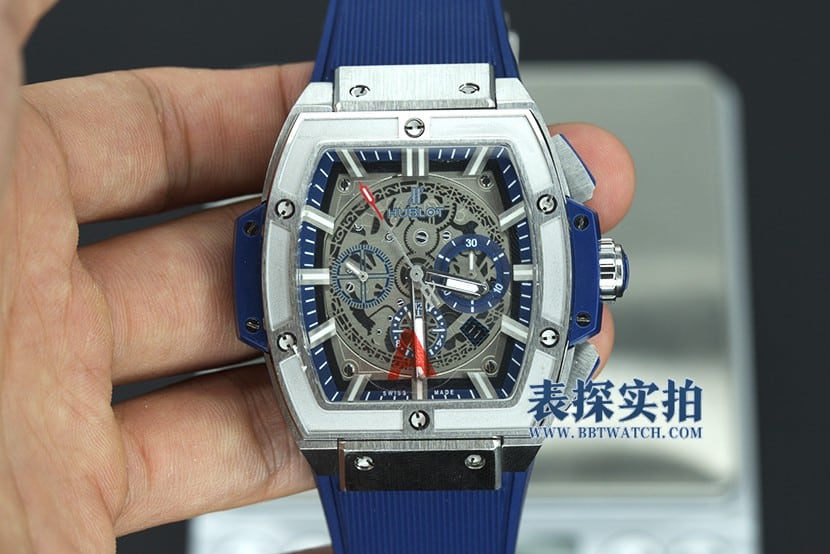 Hublot Soul 1:1 Super Clone Tonneau Skeleton Watch with Transparent Design and Titanium Case 641.NX.7170.LR