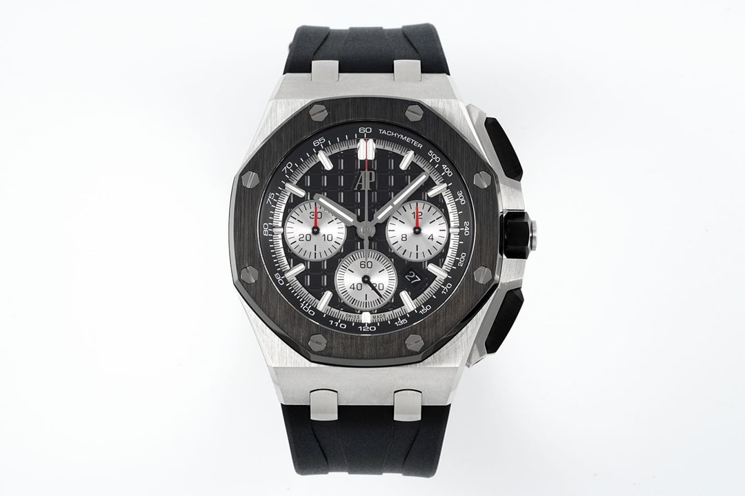 Audemars Piguet Royal Oak Offshore APF Factory Black Dial Rubber Strap 1:1 Clone Watch 26420SO.OO.A002CA.01