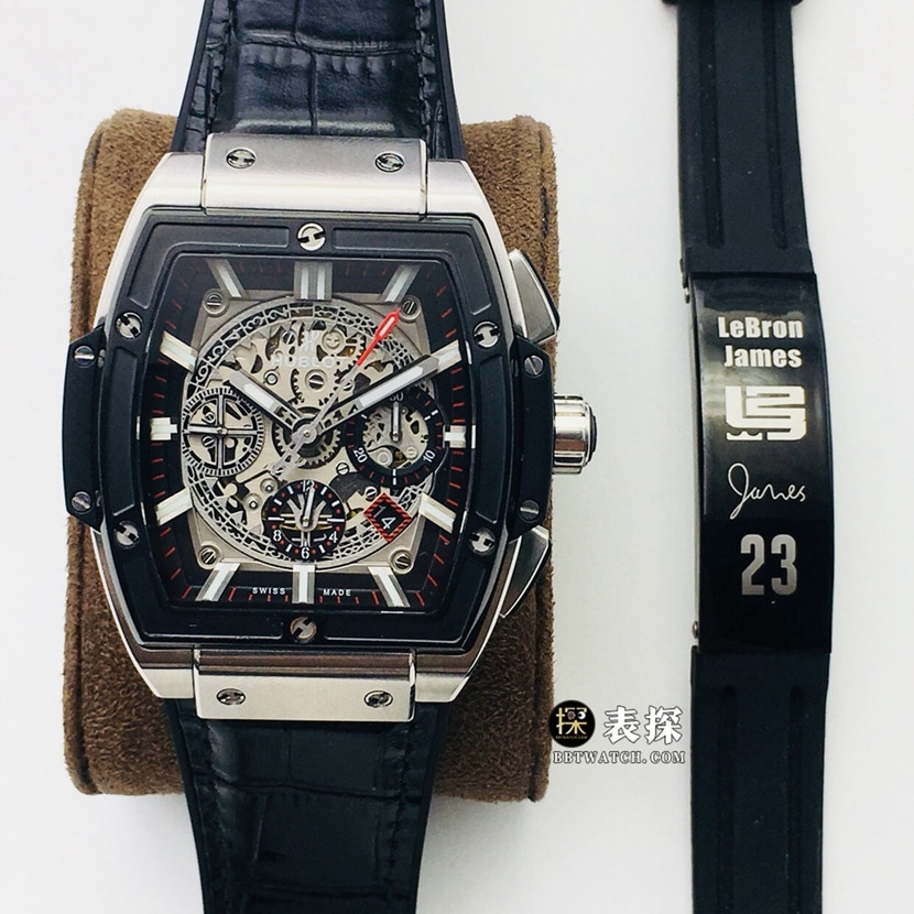 Hublot AB Big Bang Chronograph, dunkelgraues Panda-Zifferblatt, Titangehäuse, Modell 601.NM.0173.LR
