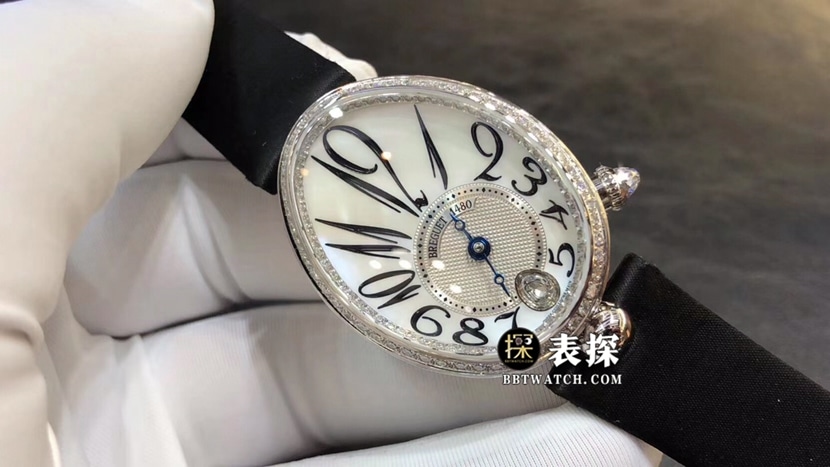 ZF Breguet Queen of Naples 36mm Original Factory Collect– Silver White Mother-of-Pearl Satin Dial 8918BB/58/864/D00D