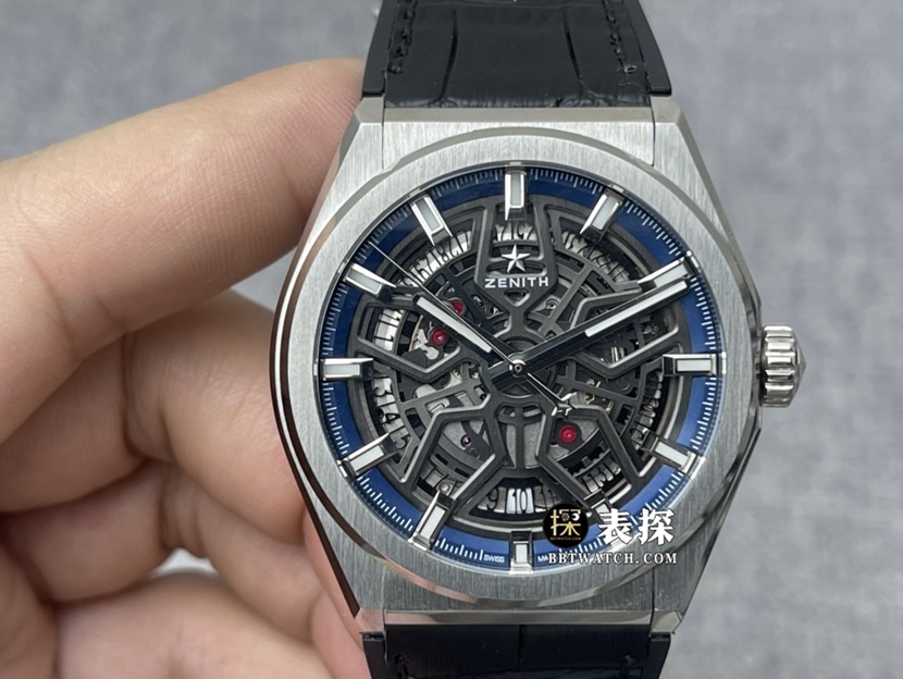 LF Zenith DEFY GLASSIC Skeleton Belt Watch, Men's 1:1 Replica Model 95.9000.670/78.R584
