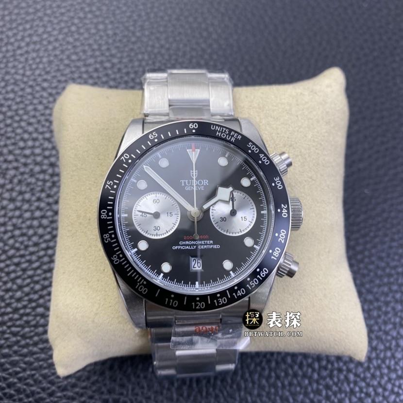Biwan Tudor 1:1 Super Clone Watch with Black Dial, 316L Steel Bracelet and Sapphire Crystal – M79360N-0001