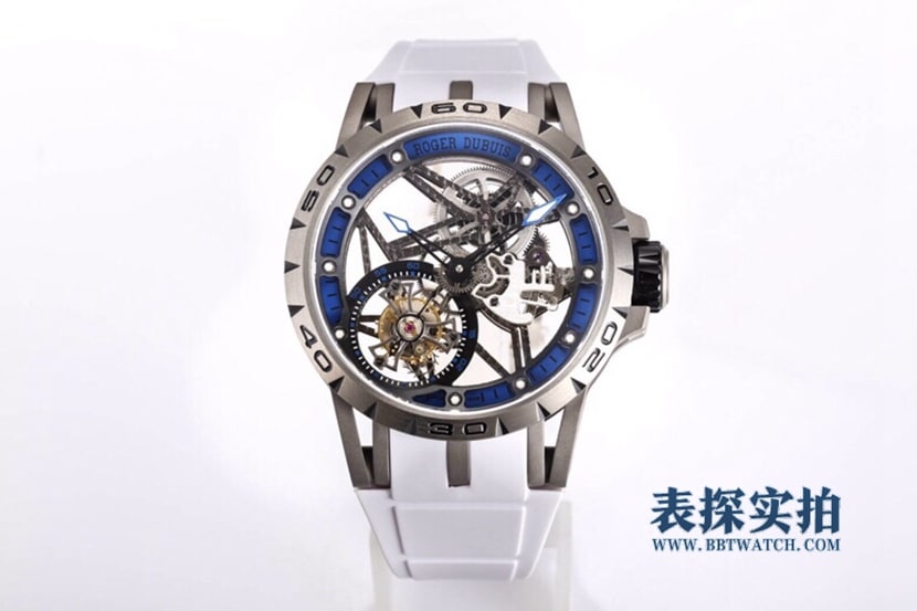 BBR King Roger Dubuis RDDBEX0479 Boîtier en titane Cadre en forme d'étoile Croix celtique Tourbillon Réplique de montre