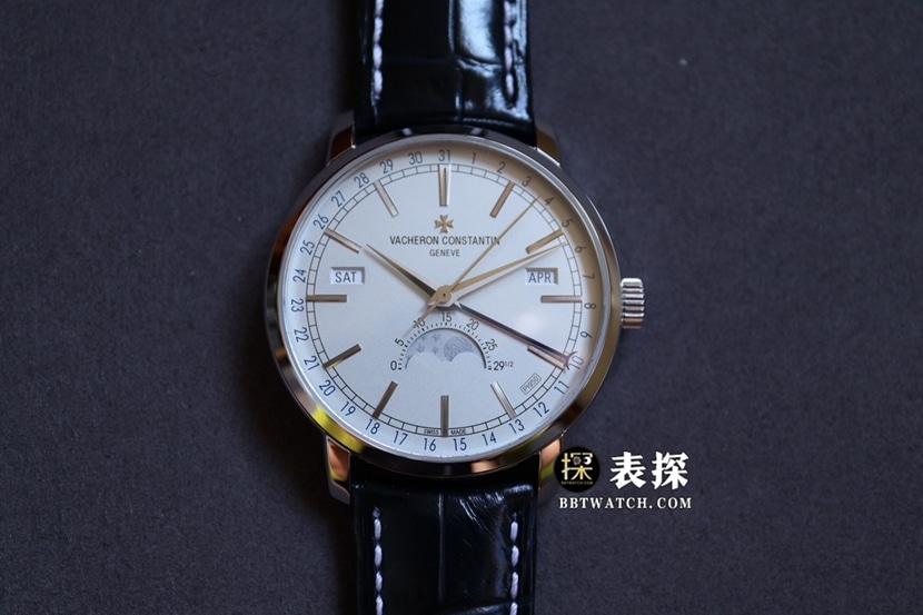 Vacheron Constantin Traditionnelle 1:1 replica gray dial leather strap 4010T/000P-B345 stepped case MX inheritance