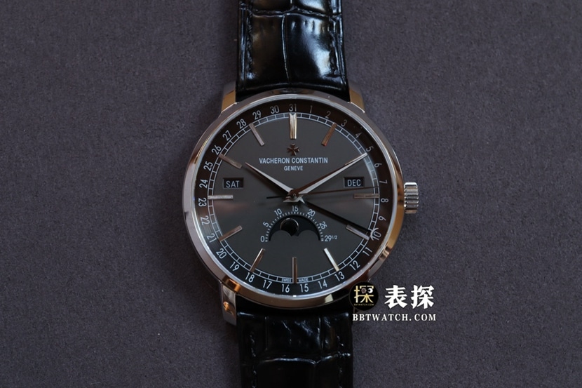 MX Factory Delivers Vacheron Constantin 1:1 Replica Men's Dark Gray Dial Leather Strap 4010T/000G-B740