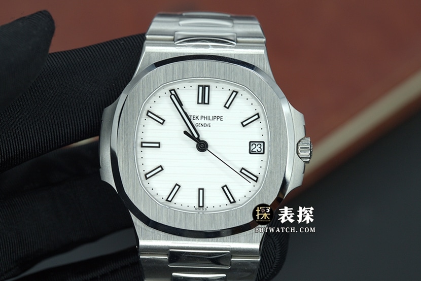3K Nautilus Patek Philippe 1:1 Super Clone with Fine Engraved Lettering Steel Strap Model 5711/1A-011