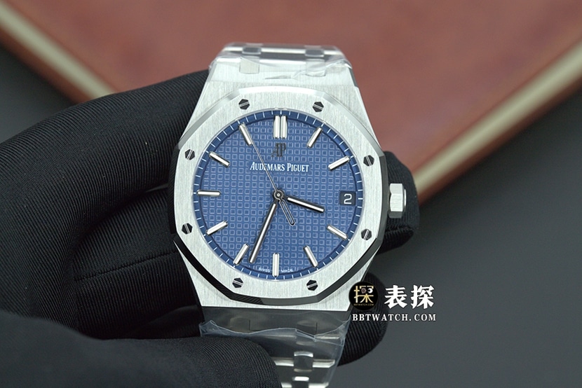 ZF Audemars Piguet Royal Oak 15500ST.OO.1220ST.01 Blue Dial Steel Strap 1:1 Top Replica Watch, V2 Upgraded Edition