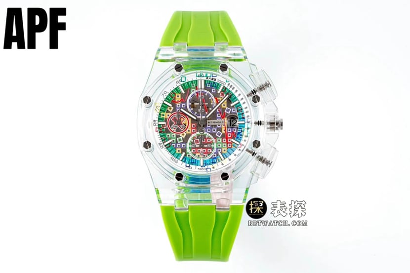 APF Audemars Piguet Royal Oak Offshore 1:1 Super Clone Green Rubber Model