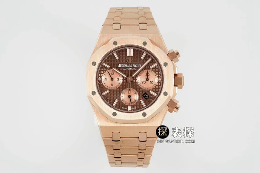 IPF Audemars Piguet Royal Oak 26331OR.OO.1220OR.02 Chronograph Mechanical 41MM Brown Panda Steel Strap 1:1 Replica