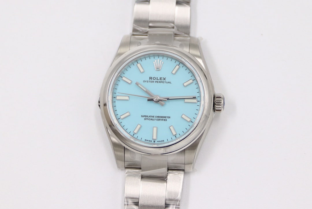 Rolex Oyster Perpetual 31MM Rolex 1:1 Replica with Imported Movement Stable Reliable Quality Ice Blue Luminescence Steel Strap