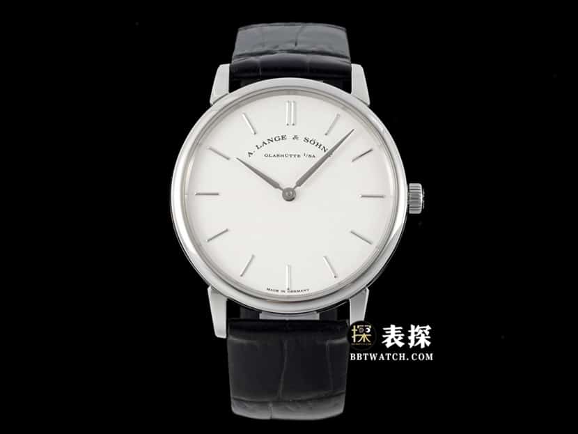 F8 Saxony Lange Original Factory CollectUltra-Thin Classic White Dial Mechanical Watch Model 211.027