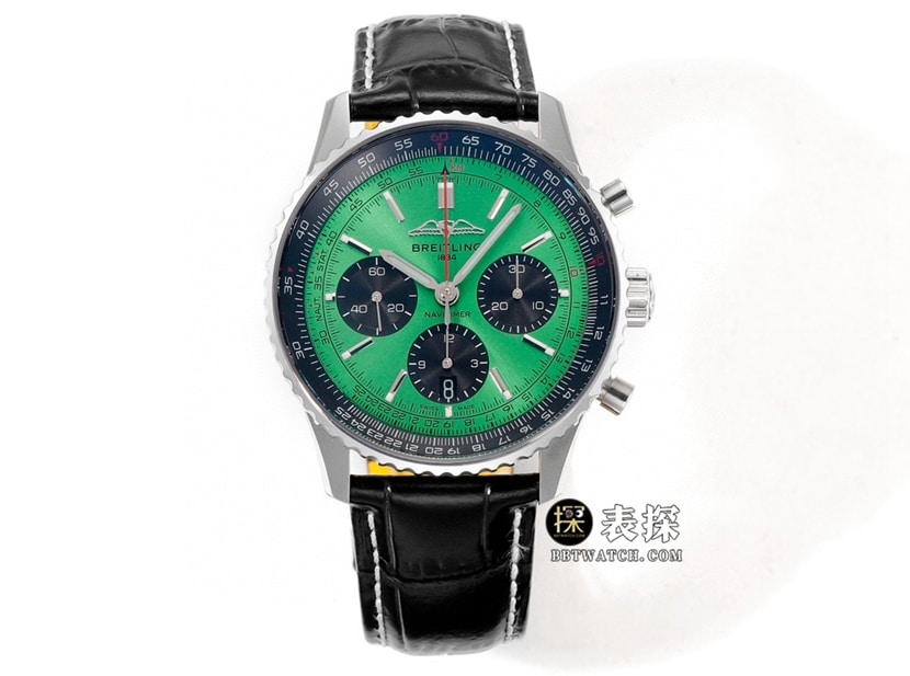 Breitling BLS Aviation Chronograph 1 AB0138241L1P1 Premium 1:1 Réplique Chronométreur Cadran Vert Menthe Mouvement Mécanique