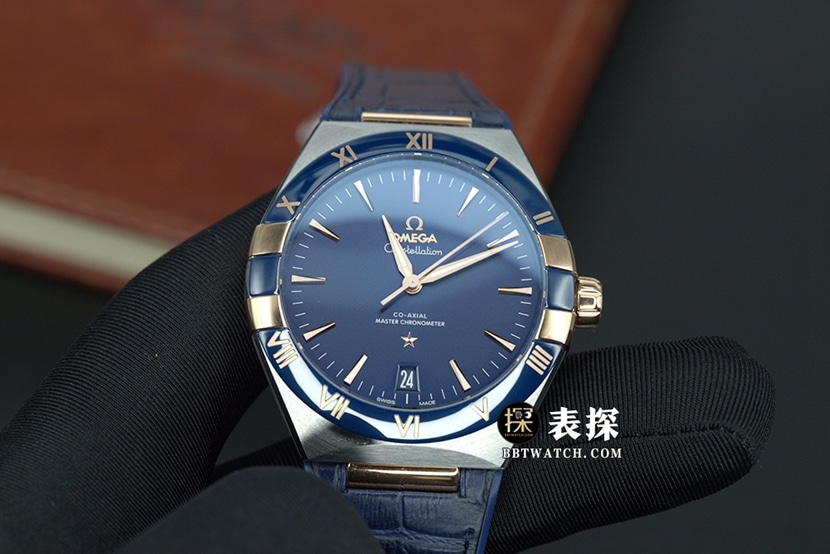 Omega VS Constellation 1:1 super clone with ceramic ring blue dial mechanical 131.23.41.21.03.001