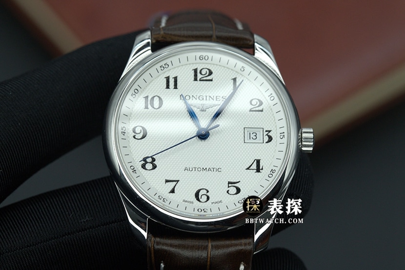 KY watchmaking tradition Longines 1:1 replica watches silver plate blued steel hands mechanical strap models L2.793.4.78.3