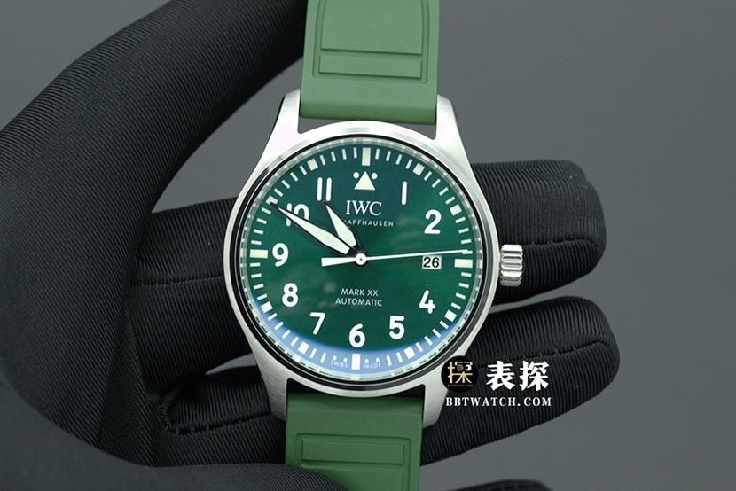 M+Portugal IWC328205 Original Factory Super Clone Mechanical Pilot's Luminous Green Rubber CollectIW328205