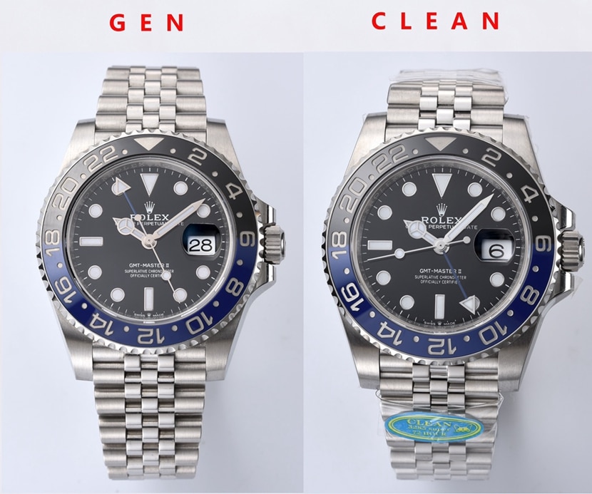 C Factory GMT II Rolex Rolex 1:1 Replica Watches m126710blnr-0002 Fake vs Real Quality Comparison and Authentic Review