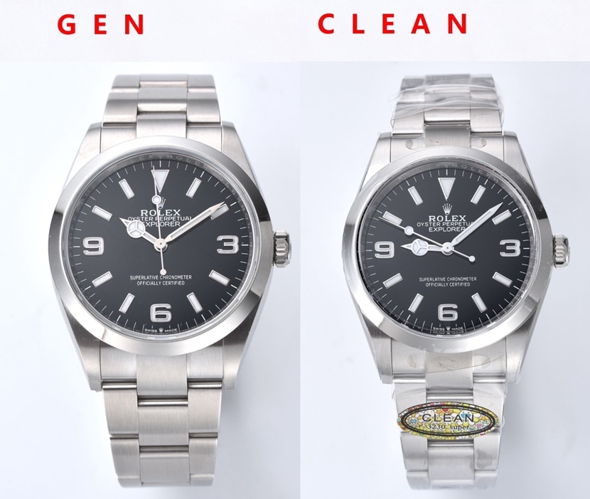 Authentic vs C Factory Rolex Explorer I m124270-0001 1:1 Replica: Quality & Workmanship Breakdown