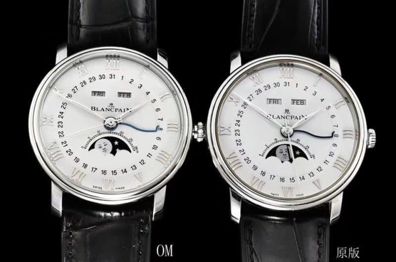 Blancpain Villeret Classic 6639 by OM Factory: Genuine vs Top Replica, Rough Outline Fifty Fathoms Comparison Review