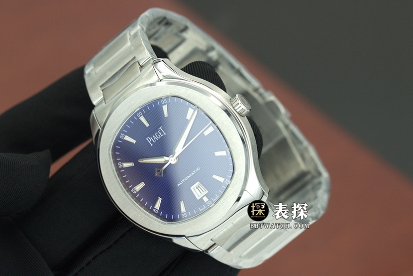 MKS Factory Piaget POLO Herren-Armbanduhr mit blauem Zifferblatt und Stahlband G0A41002, 1:1-Replik. Sehen Sie sich ein Video mit echten Aufnahmen an