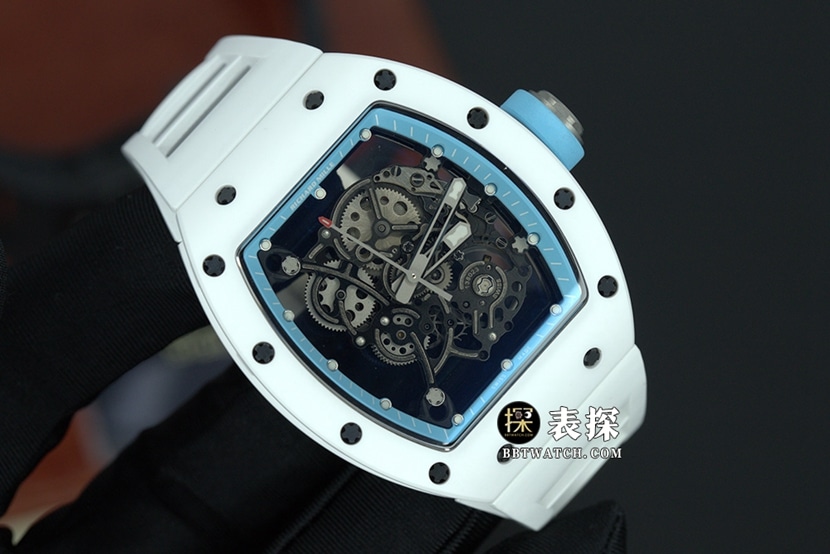 BBR Factory Richard Mille RM055 Herren 1:1 Super Clone Skeleton Dial Mechanische Replik-Uhren Aktuelles Video