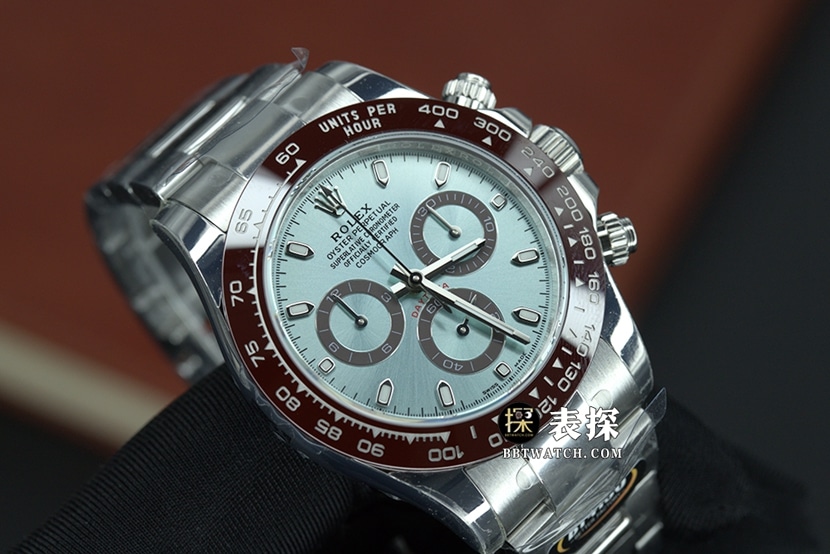 Rolex M126506-0001 Ice Blue Daytona: BT Factory 1:1 Super-Klon-Herrenreplikuhr mit echtem Filmmaterial