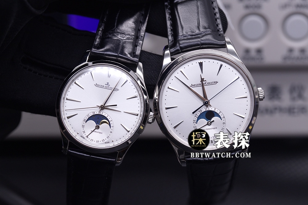 Jaeger-LeCoultre APS Factory Master Moonphase Couple's Watch Precise Self-Winding White Disc Mechanical Strap