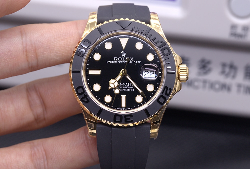 VS Gold Yacht VS Rolex Rolex 1:1 Top Replica Watch Quality Review with Actual Pictures 15500ST.O0.1220ST01