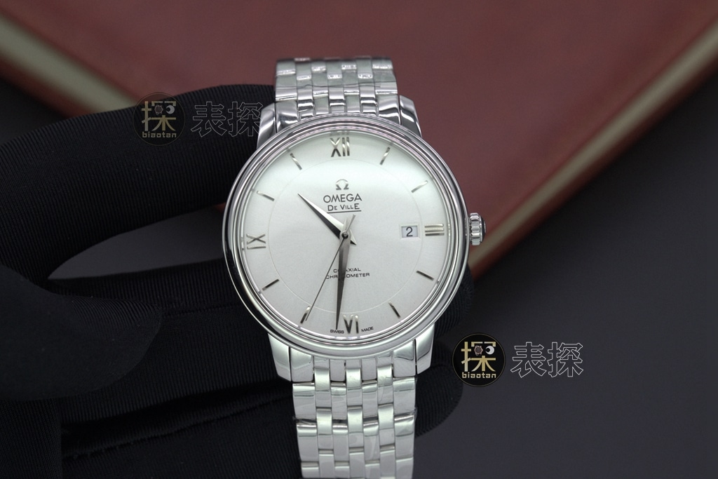 Omega De Ville Super Clone Uhr KY Factory White Disc mechanisches Stahlarmbandmodell mit Saphirglas