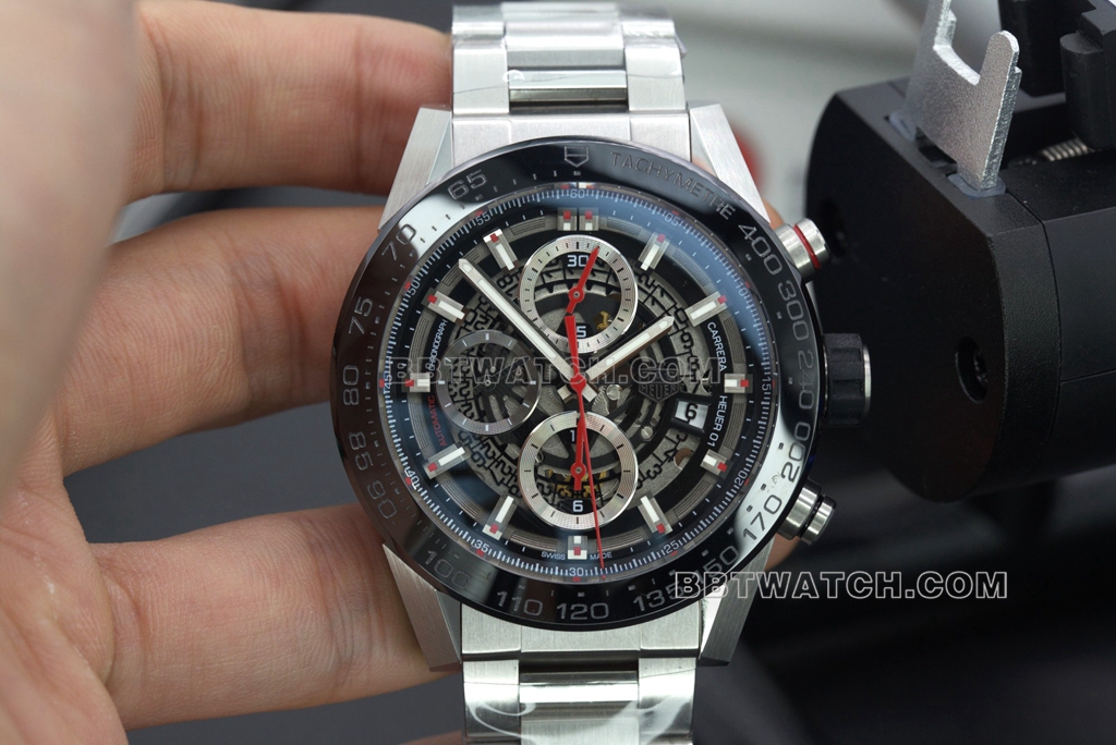 XF TAG Heuer Carrera Top Original Factory CollectSkeleton Mechanical Watch CAR2A1W.BA0703