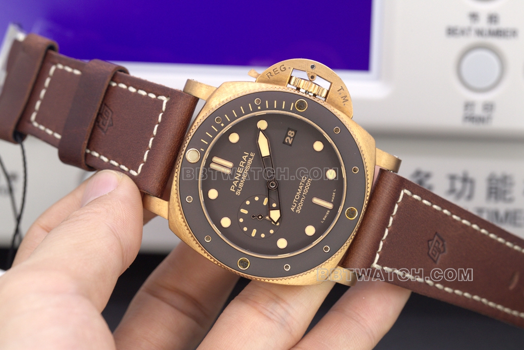 VS FactoryPanerai1:1top-tier replica watch PAM00968bronze47mm large dial