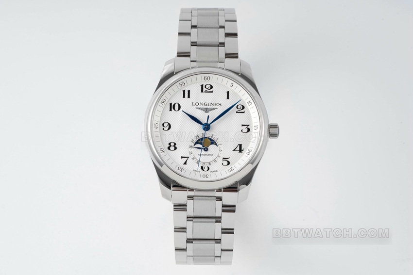 APS usine Longines tradition horlogère réplique de phase de lune super stable en acier inoxydable mécanique L2.909.4.78.6