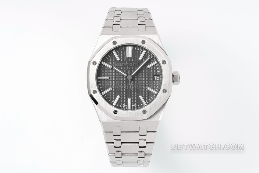AP Royal Oak 15510ST.OO.1320ST.10 APS 1:1 Replica, Grey Dial, CAL.4302 One-Piece Movement, Steel Watch Pinnacle