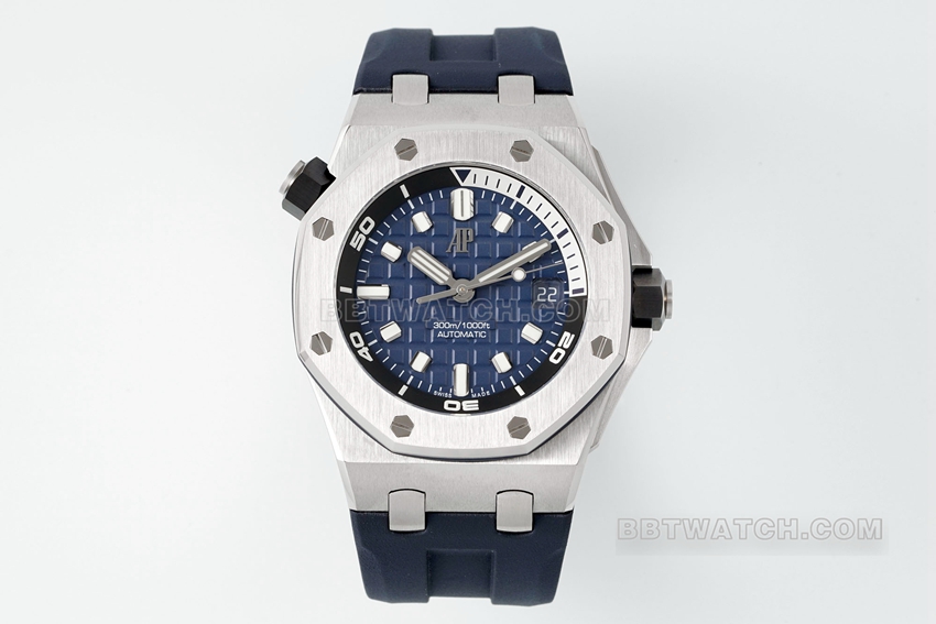 Audemars Piguet APS Factory A027CA Royal Oak Offshore Collectwith Cal.4308 One-Piece Movement, Aquamarine Dial 15720ST.OO.A027CA.01