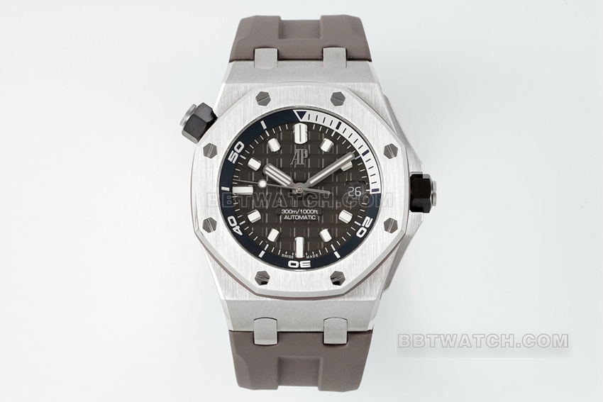 Audemars Piguet Royal Oak Offshore 15720ST.OO.A009CA.01 Cadran gris APS Factory Top Réplique 1:1 avec mouvement monobloc Cal.4308, 42x14,2 mm