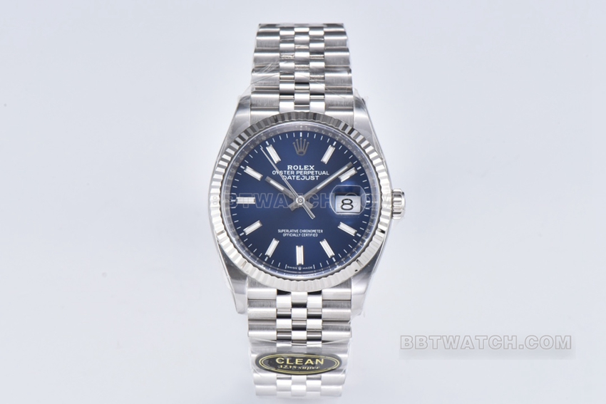 C Factory Rolex Datejust Super A super clone blue dial 36mm mechanical five-link m126234-0017
