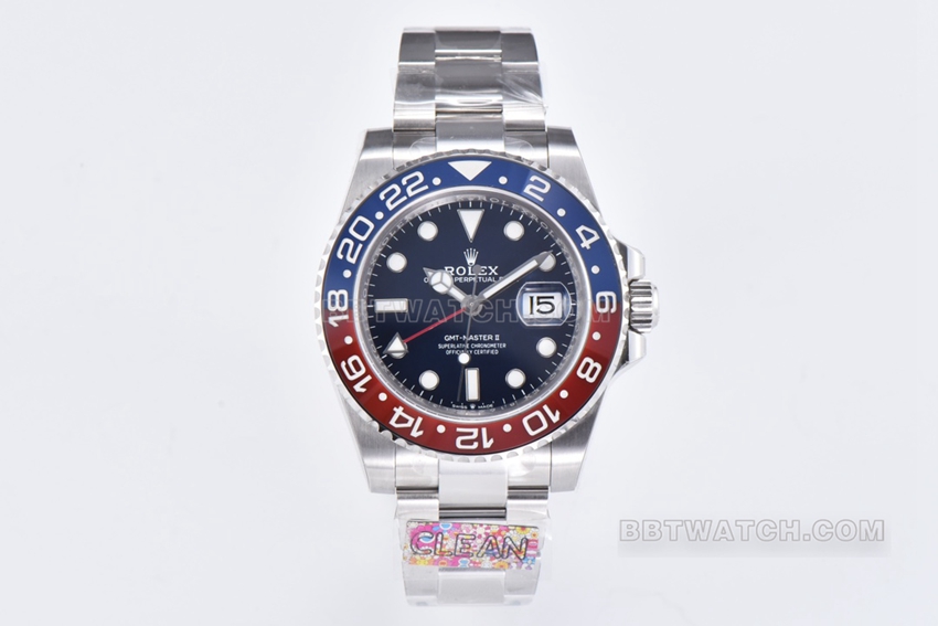 Rolex GMT-Master 126719blro Clean Factory White Gold Blue Enamel Dial 1:1 Super Clone Watch