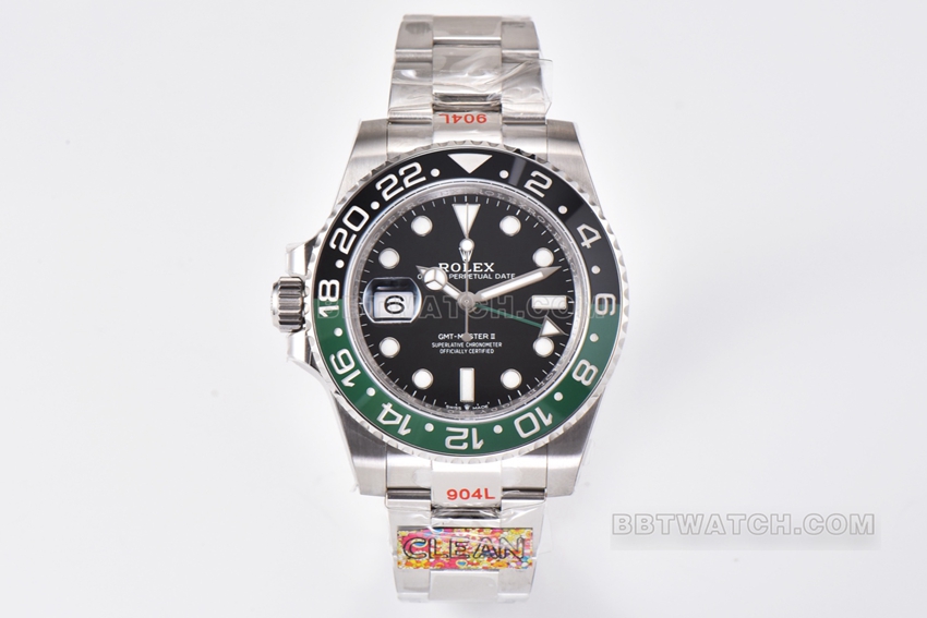 C Factory Rolex GMT-Master 1:1 top replica left-handed mechanical Watch M126720VTNR-0001