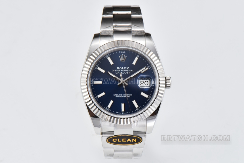 C Factory Rolex Logbook 1:1 Super A Imitation Blue Dial 41mm Precision 3235 Movement M126334-0001