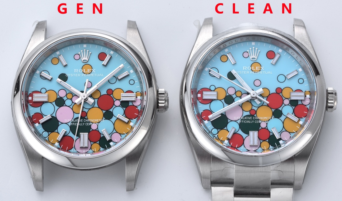 Rolex 126000/124300 Bubble Surface: CLEAN FACTORY Authenticity Comparison and Real vs Replica Analysis
