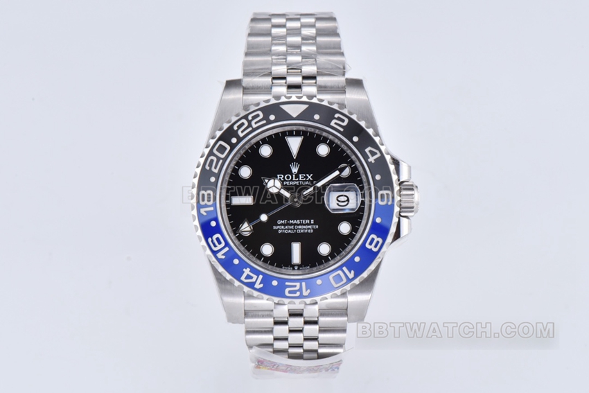 Rolex GMT-Master 126710 C Factory 1:1 Super Clone with 3285 72-Hour Movement and Black Bezel