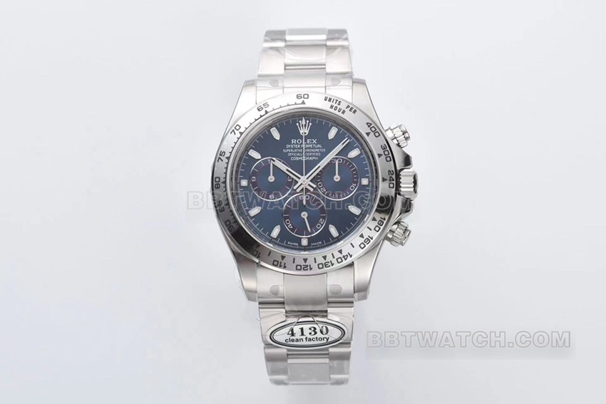 Rolex Daytona C-Factory Platinum Collectwith Blue Cat's Eye Dial m-0071
