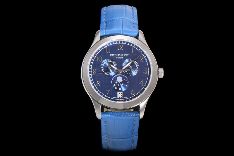Patek Philippe N1 Factory 4947 Complication Watch – Super A Clone with Blue Dial, Annual Calendar & Moon Phase