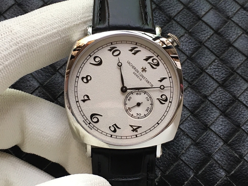 Vacheron Constantin Historiques 82035 TWC Factory 1:1 Super A Clone, Silver-White Dial with Leather Strap