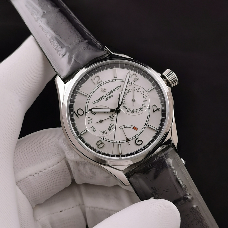 Vacheron Constantin Overseas 1:1 Replica with Sapphire Crystal, White Dial Stainless Steel, Model 4400E