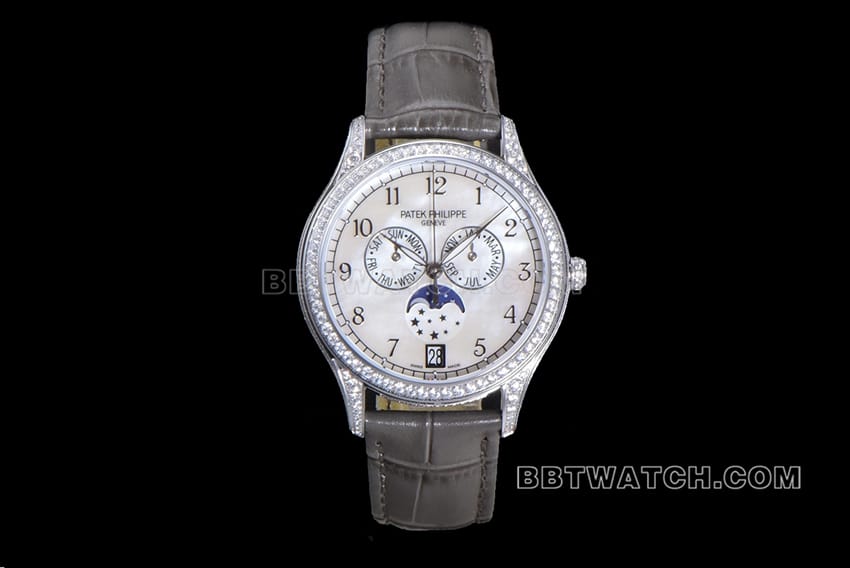 Complicações Patek Philippe ZP 4948G-010: Réplica de calendário anual de precisão com movimento multifuncional
